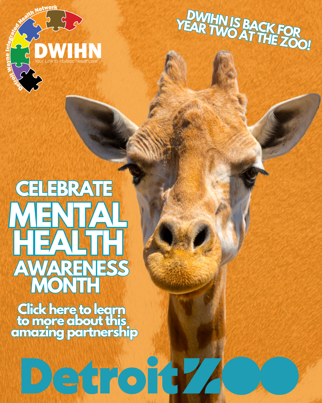 Celebrate Mental Health Awareness Month at the Detroit Zoo